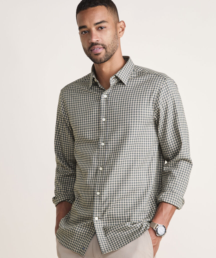 On The Go Brushed Twill Shirt from Vineyard Vines.