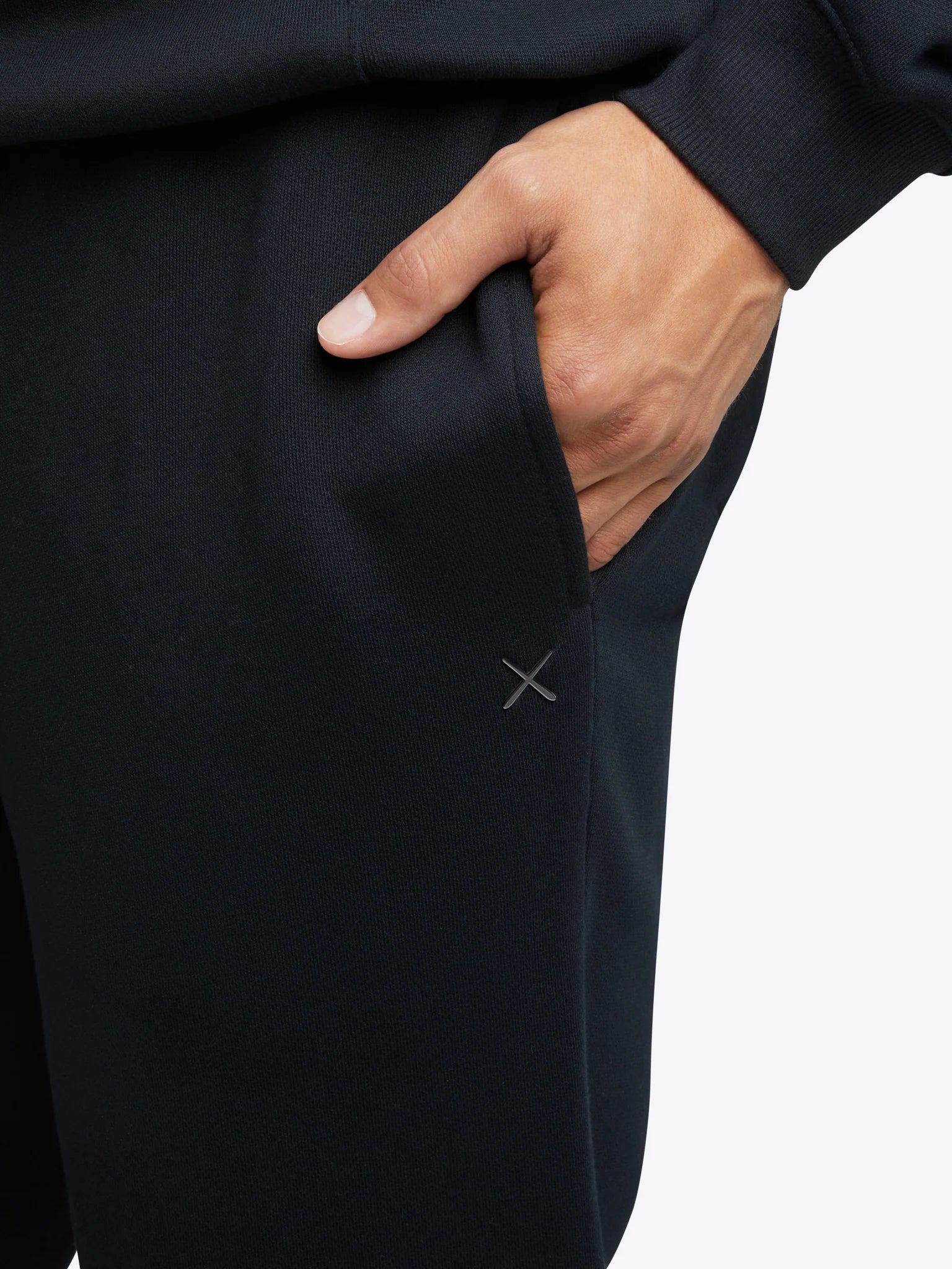 Mens Divine Fleece Jogger in the color black from the brand CUTS.