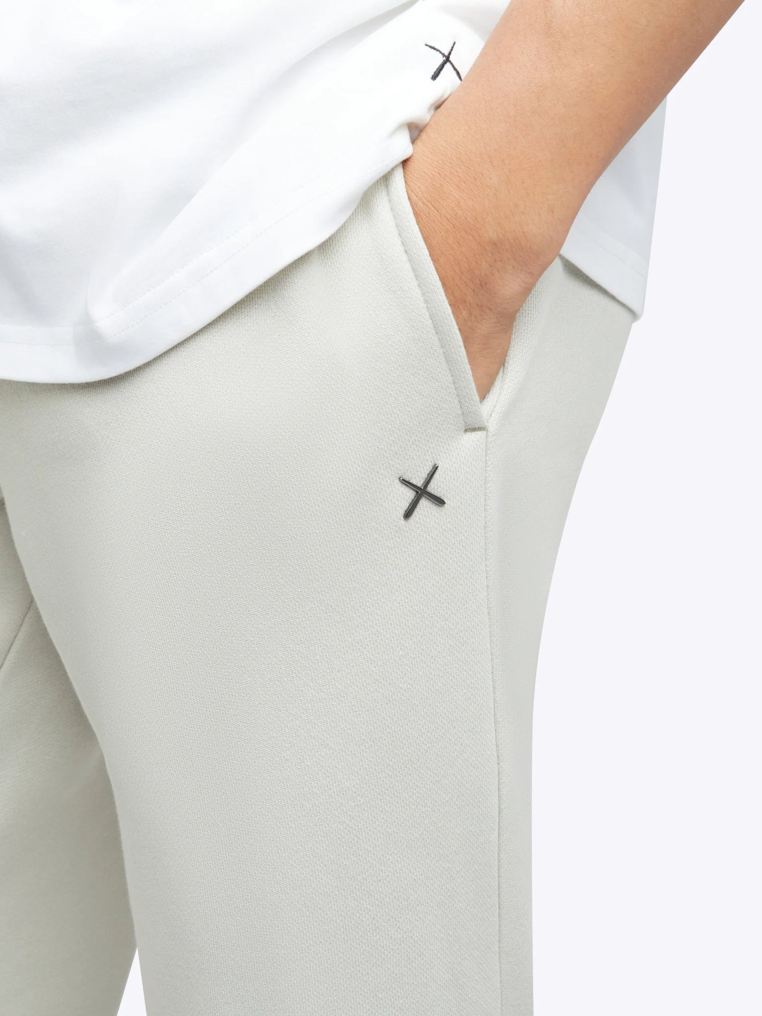 Mens Divine Fleece Jogger in the color Parchment from the brand CUTS.
