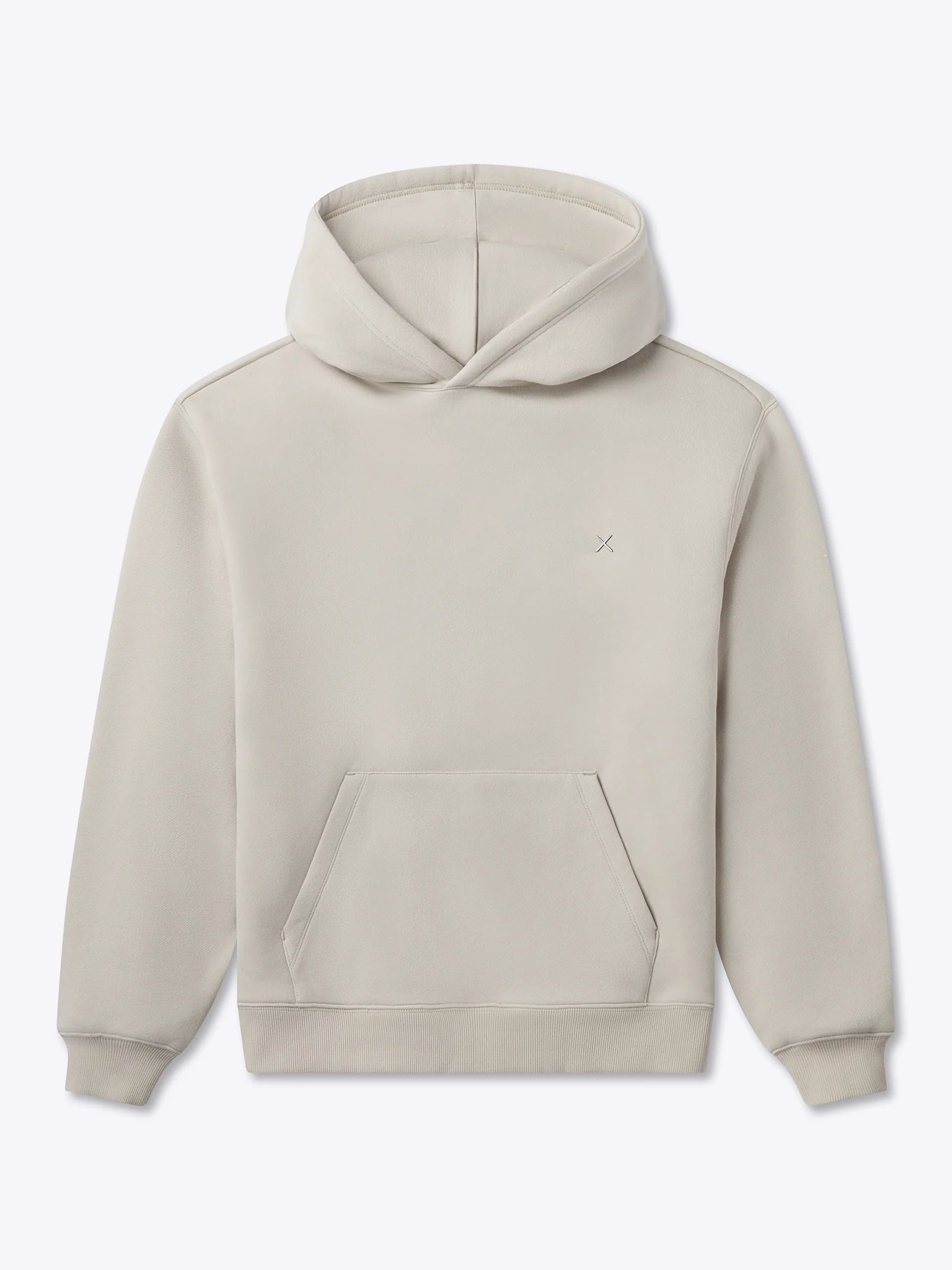 Mens Divine Fleece Hoodie in the color parchment from the brand, CUTS.