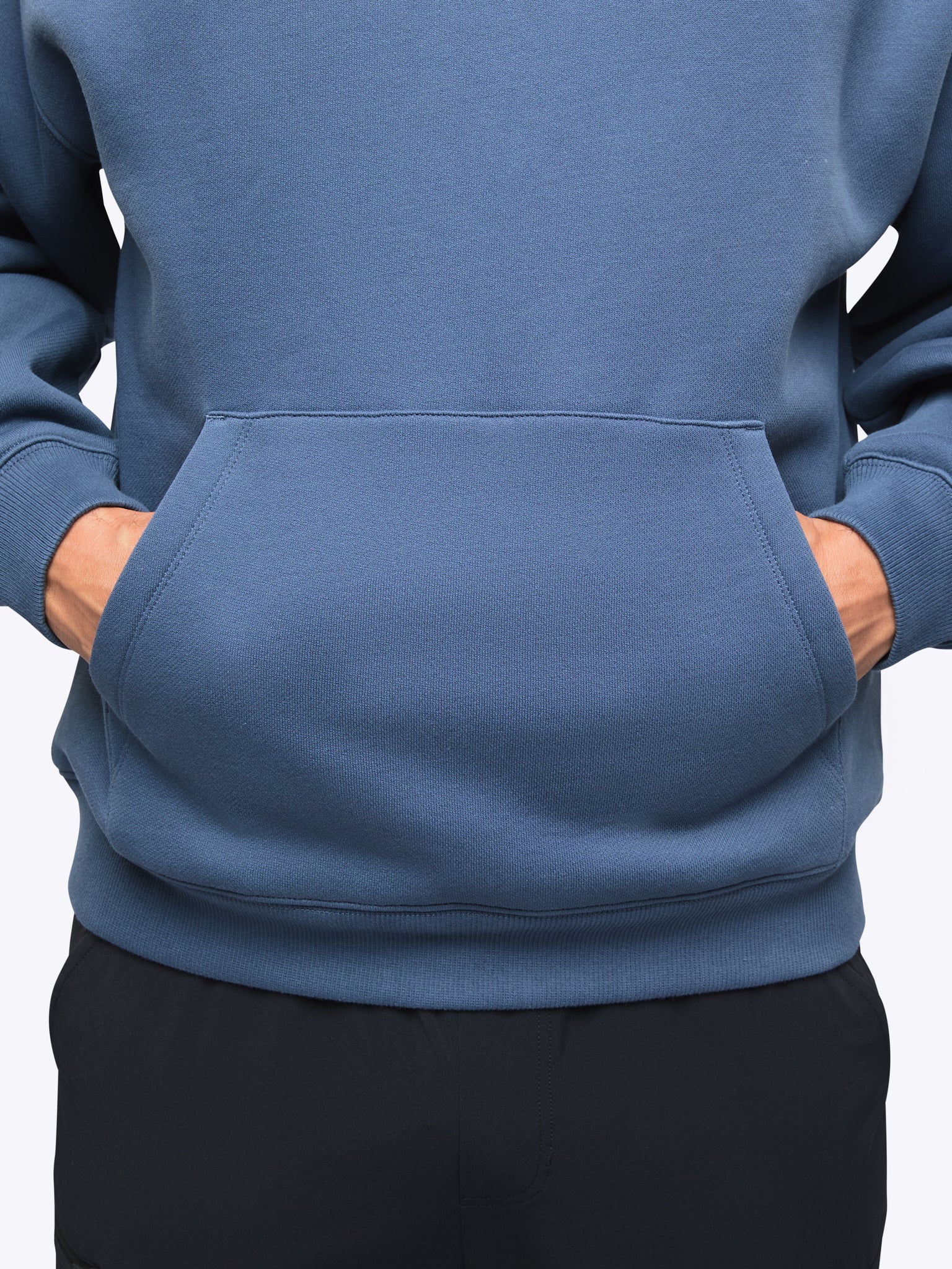 CUTS Mens Divine Fleece Hoodie IN THE COLOR ATLANTIC.