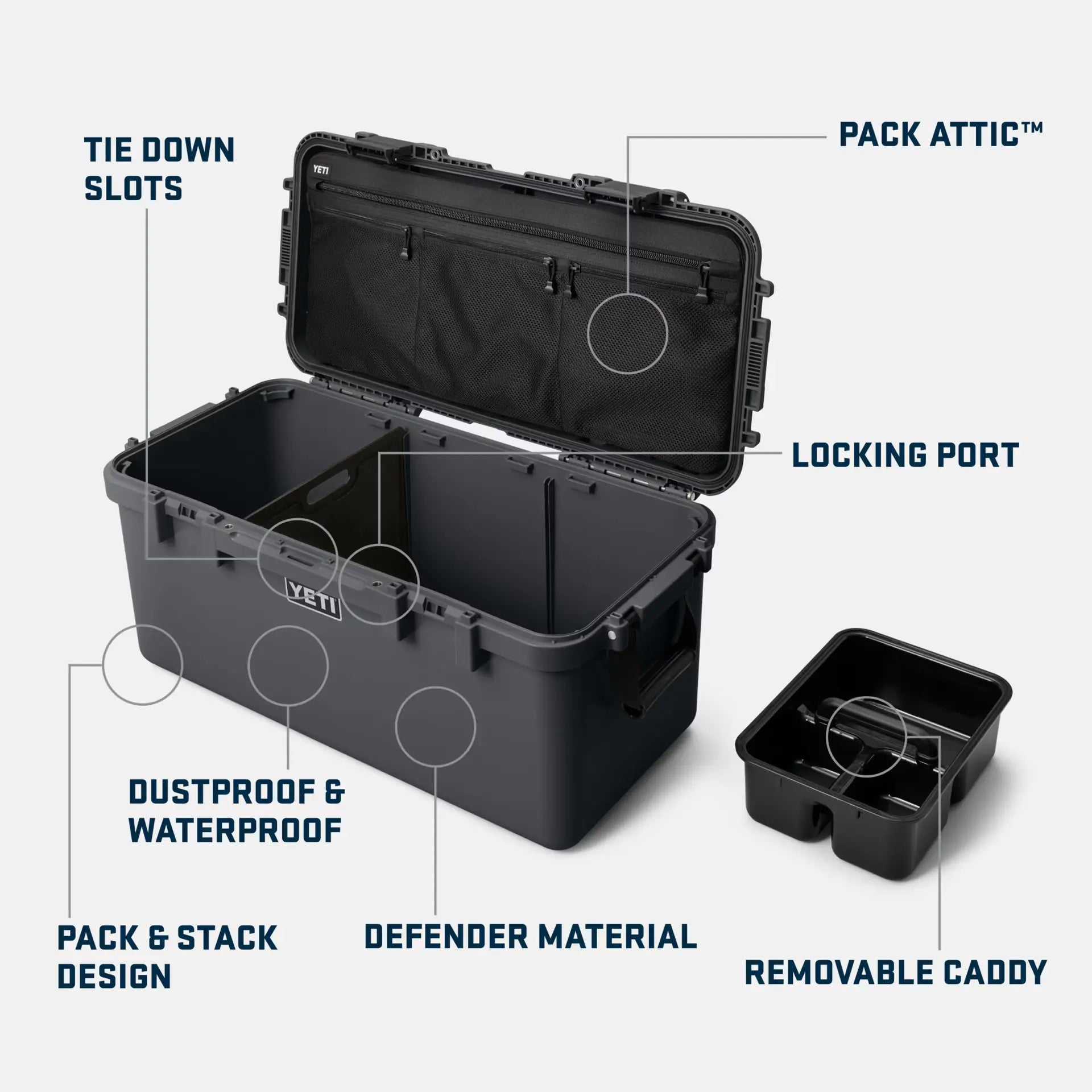 LoadOut GoBox 60 Tan Diagram View