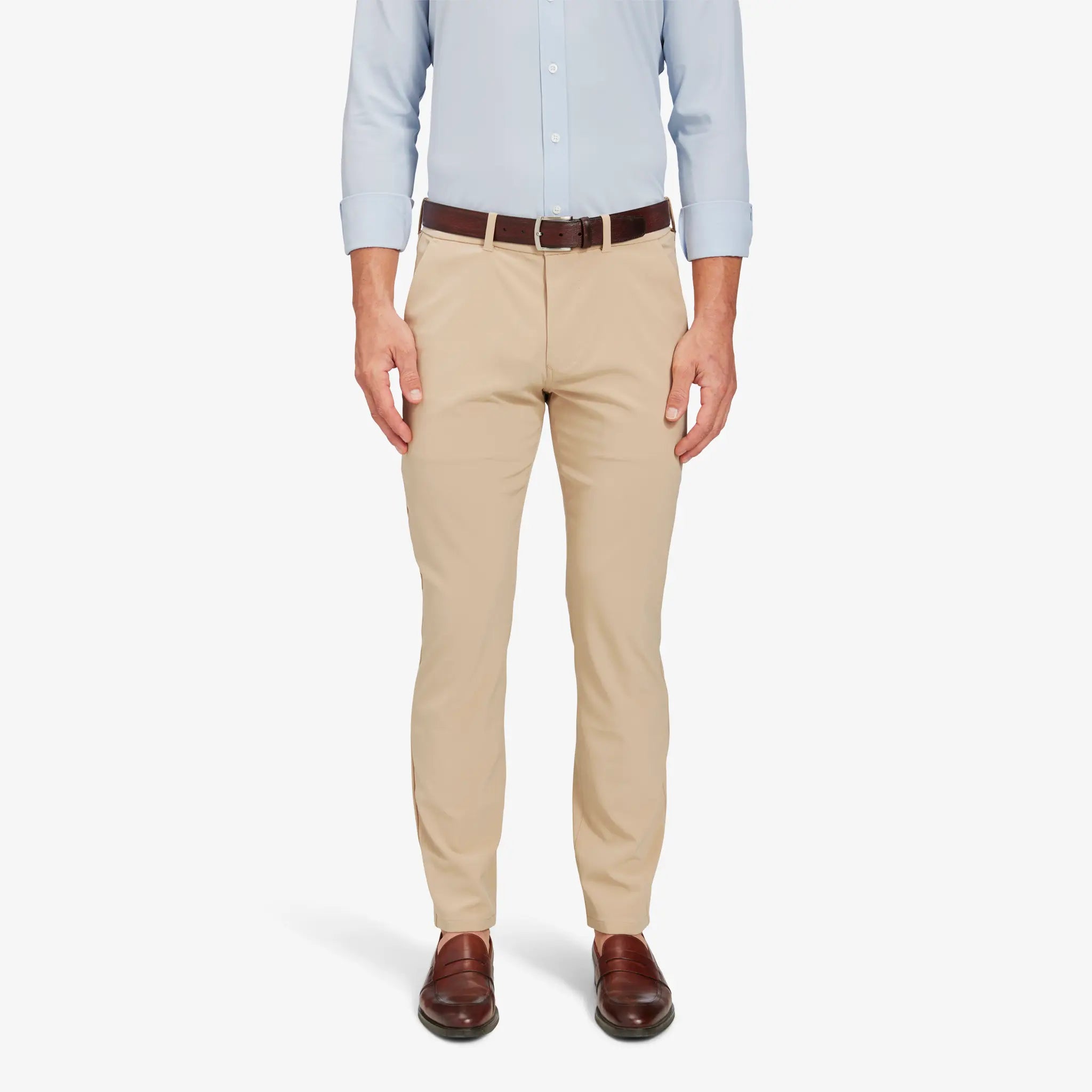 Mizzen+Main Helmsman Chino Pant in Khaki Solid.