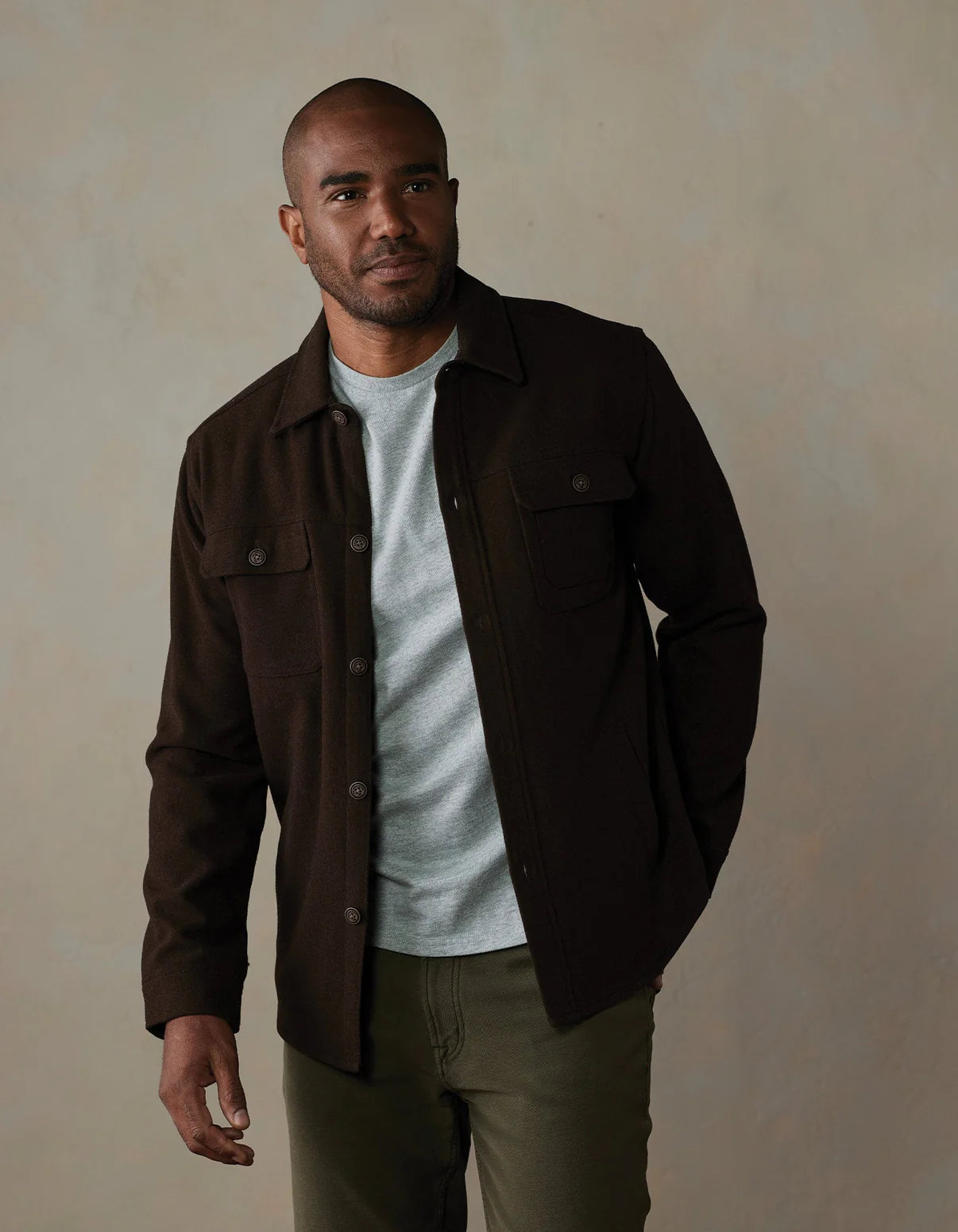 Brightside Flannel Lined Workwear Jacket in Kodiak from The Normal Brand.
