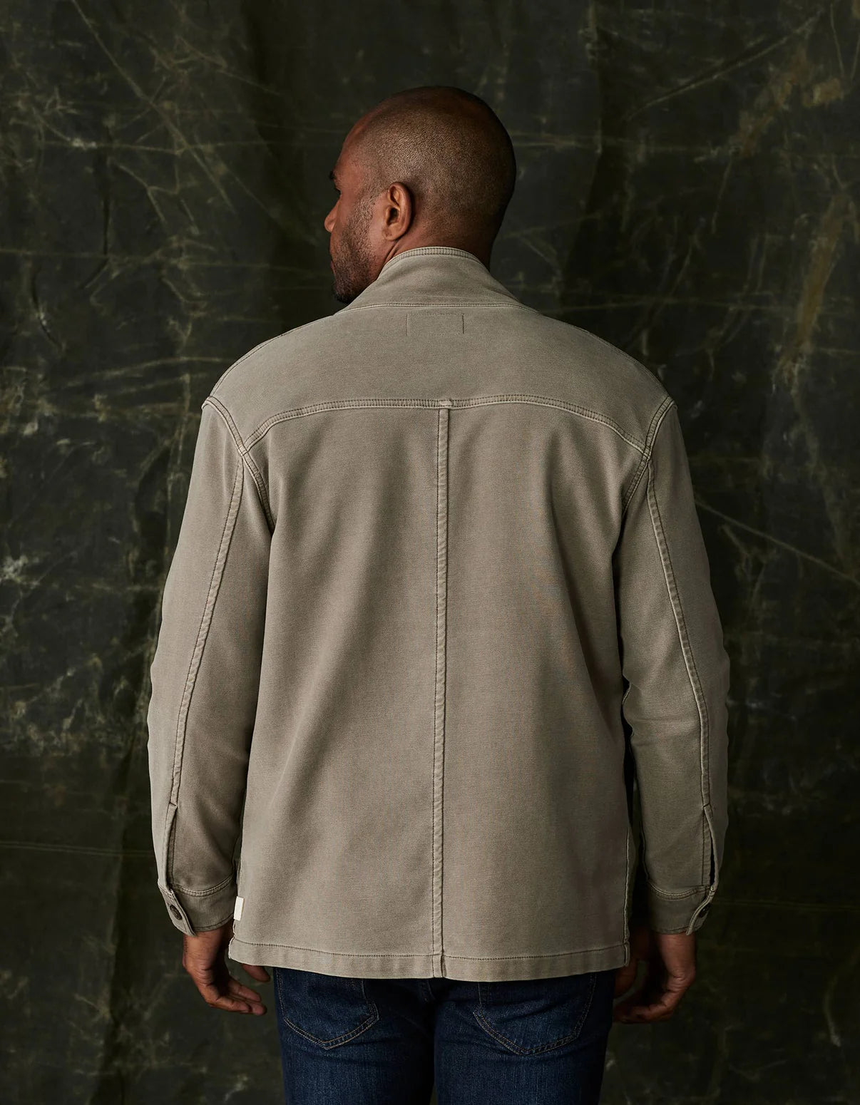 Comfort Terry Chore Coat in Taupe from The Normal Brand.