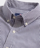 Vineyard Vines Stripe Stretch Poplin Shirt | Nautical Navy
