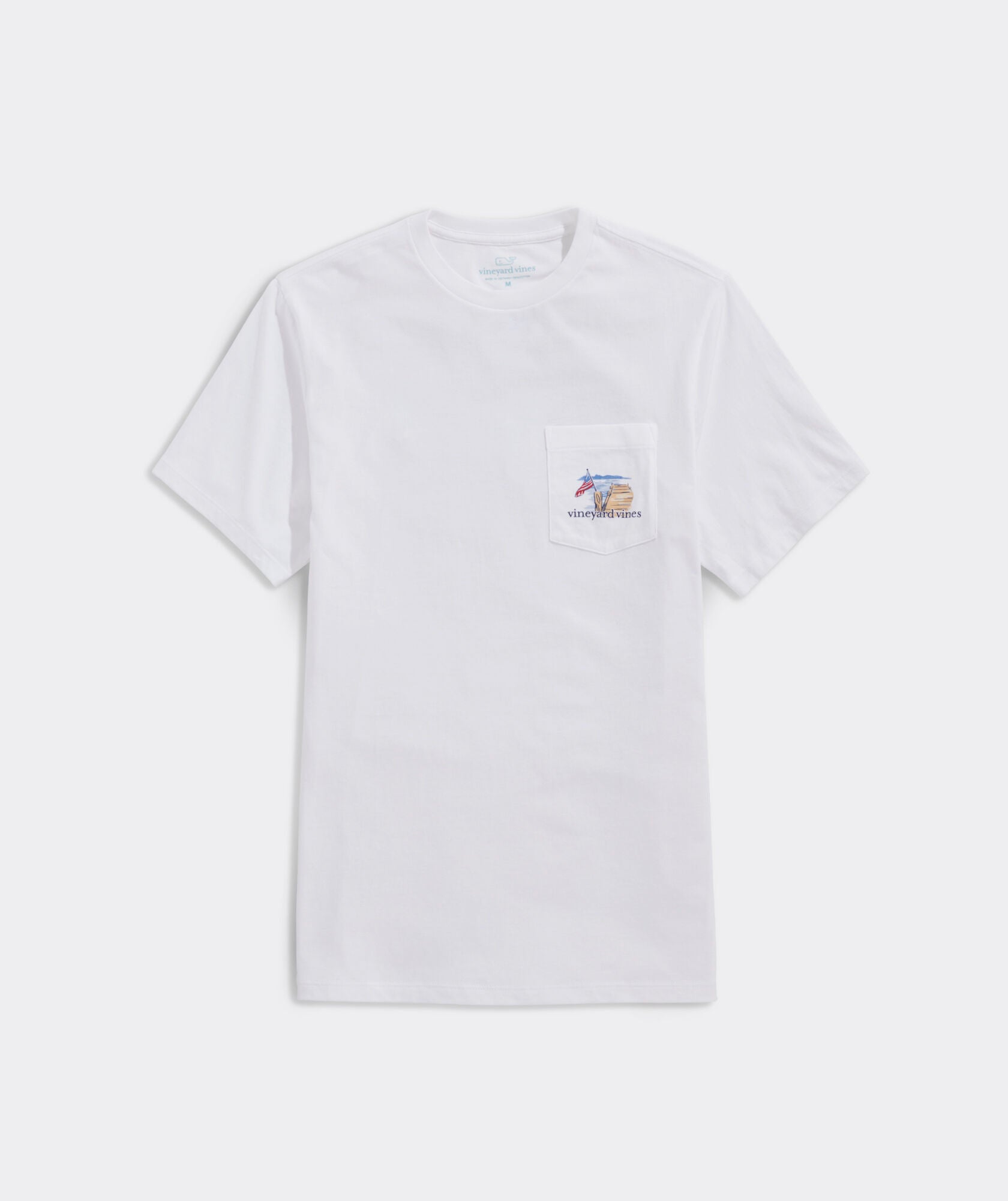 Golf Swing Short Sleeve Tee from Vineyard Vines in the color white.