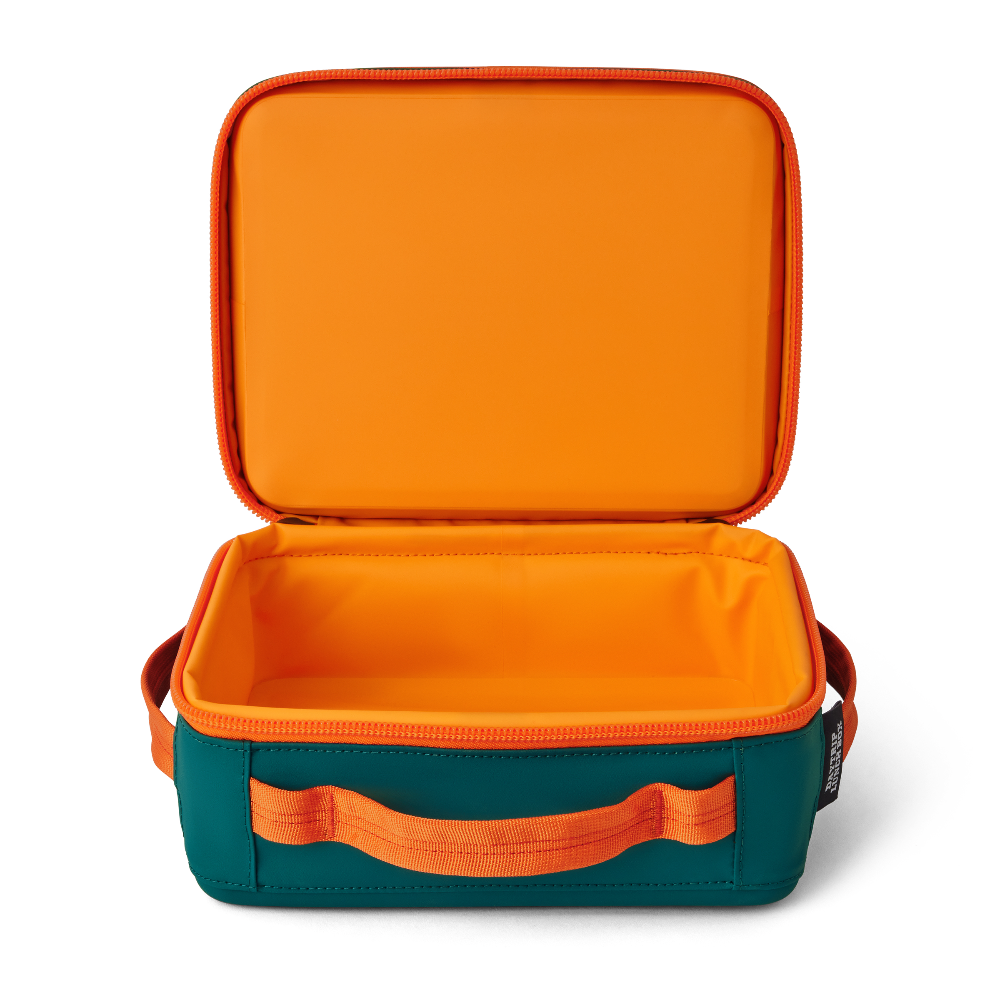 YETI Daytrip Lunch Box In color teal and orange. From YETI Crossover collection.