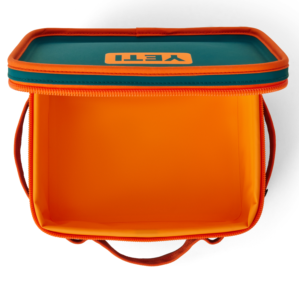 YETI Daytrip Lunch Box In color teal and orange. From YETI Crossover collection.