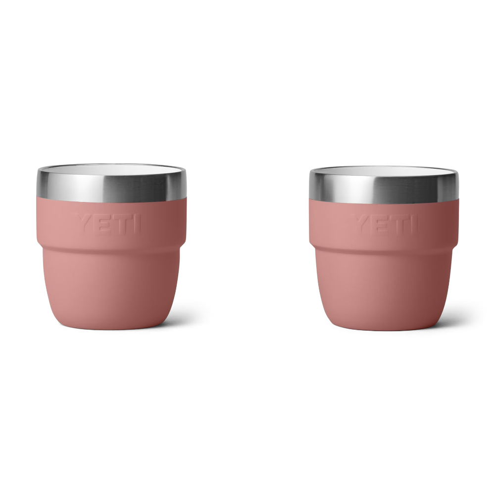 Rambler 4 oz Cups (2 Pack) in color Sandstone Pink.