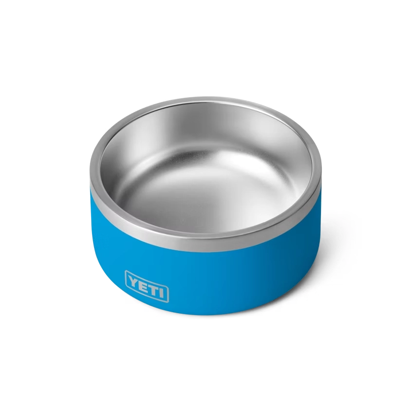 YETI Boomer 4 Dog Bowl in Big Wave Blue.