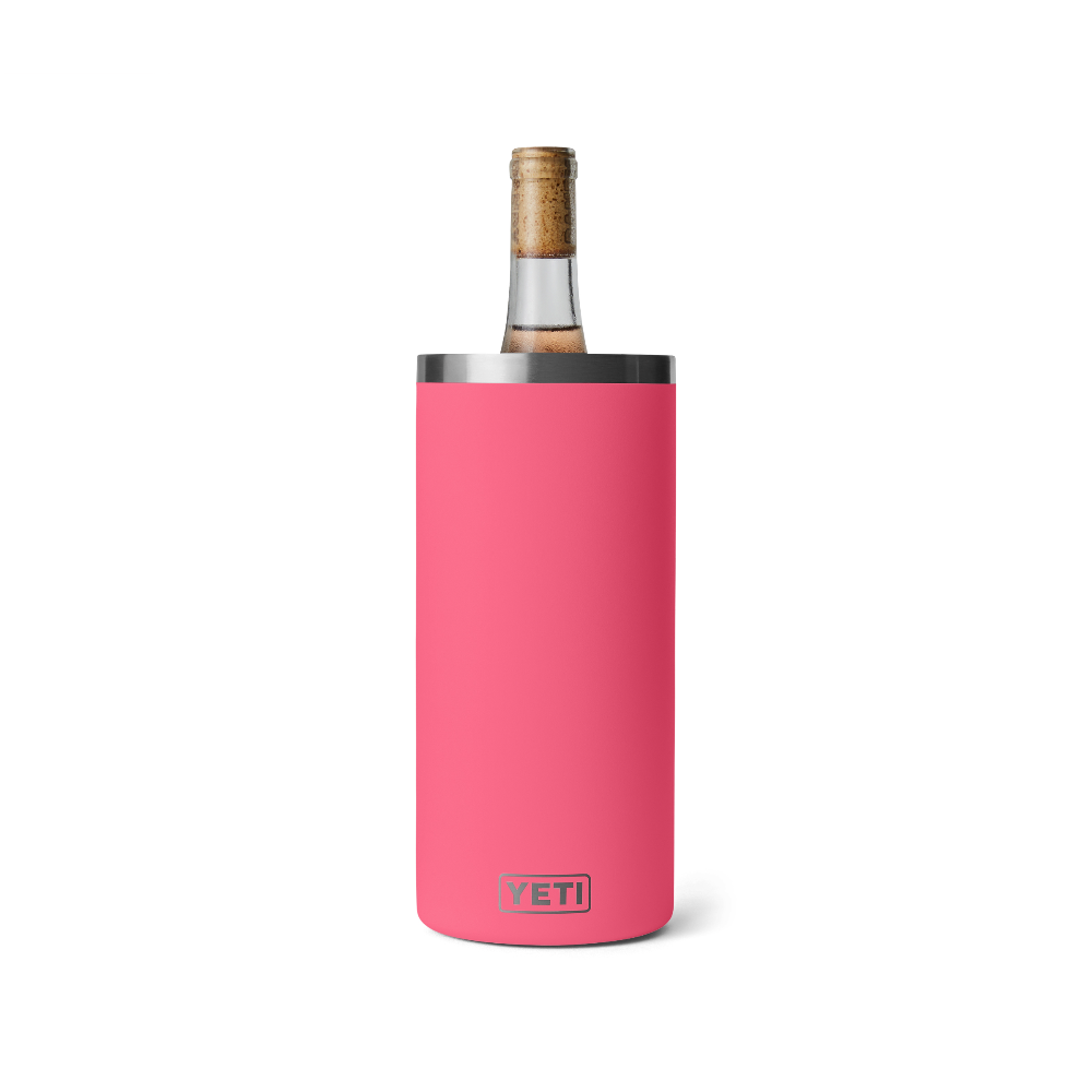 YETI Barware Rambler Wine Chiller in color Tropical Pink.