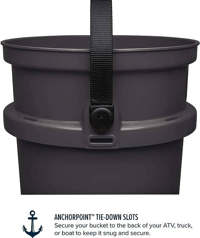 YETI LoadOut Bucket - Charcoal