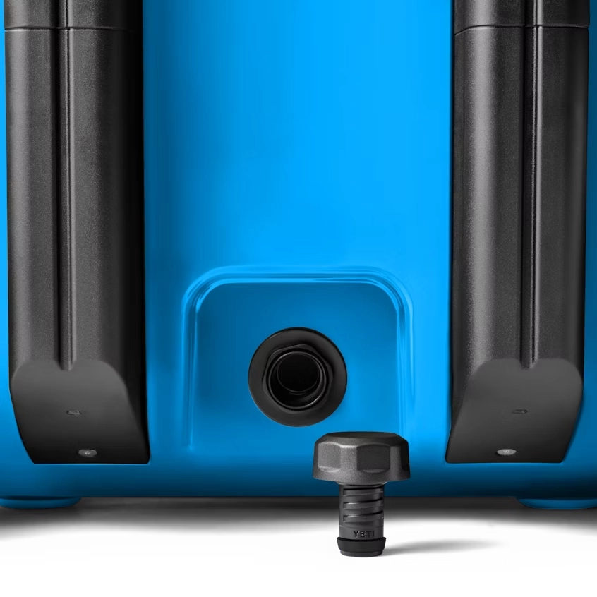 YETI Roadie 48 Wheeled Cooler in Big Wave Blue.