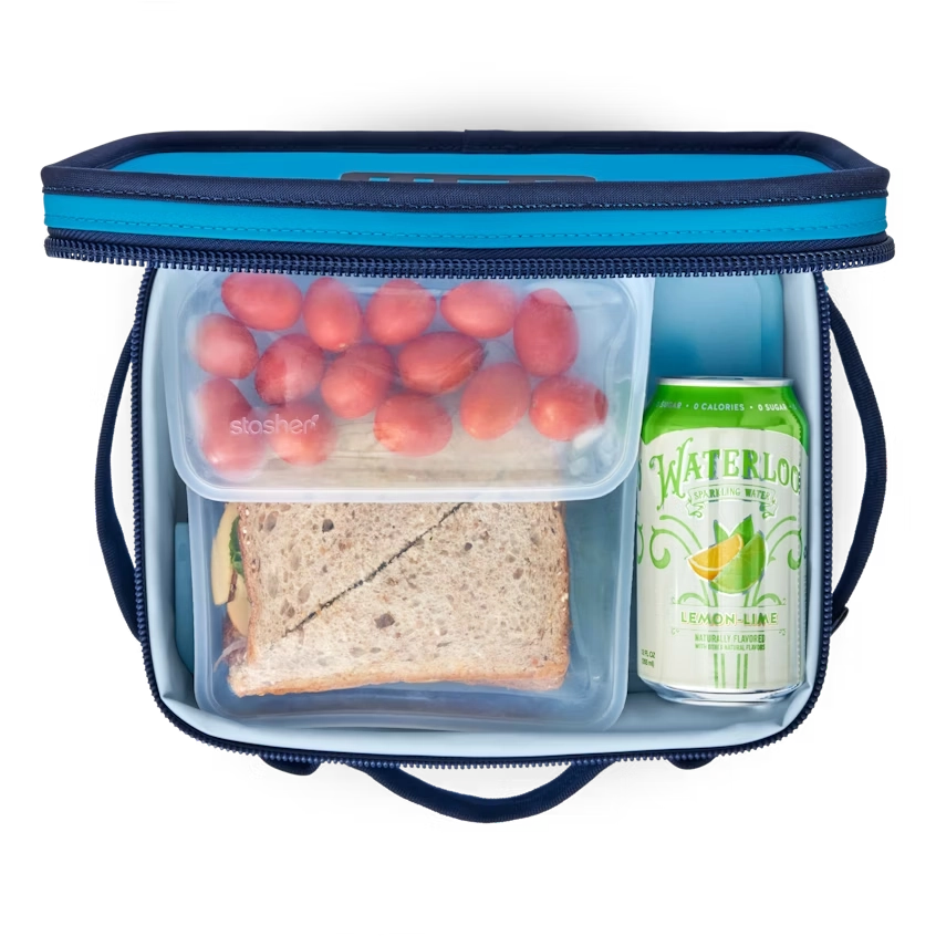 YETI Daytrip Lunch Box In Big Wave Blue.