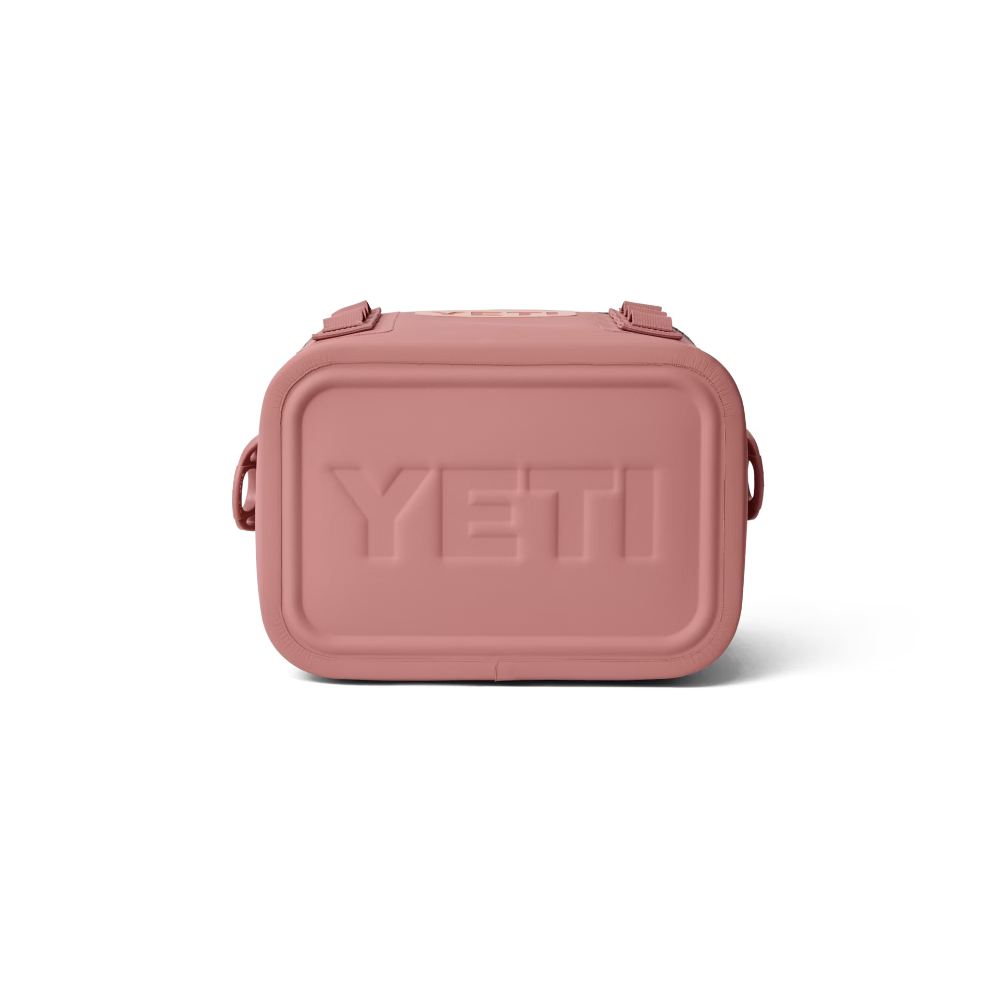 Hopper Flip 8 Soft Cooler in Sandstone Pink.