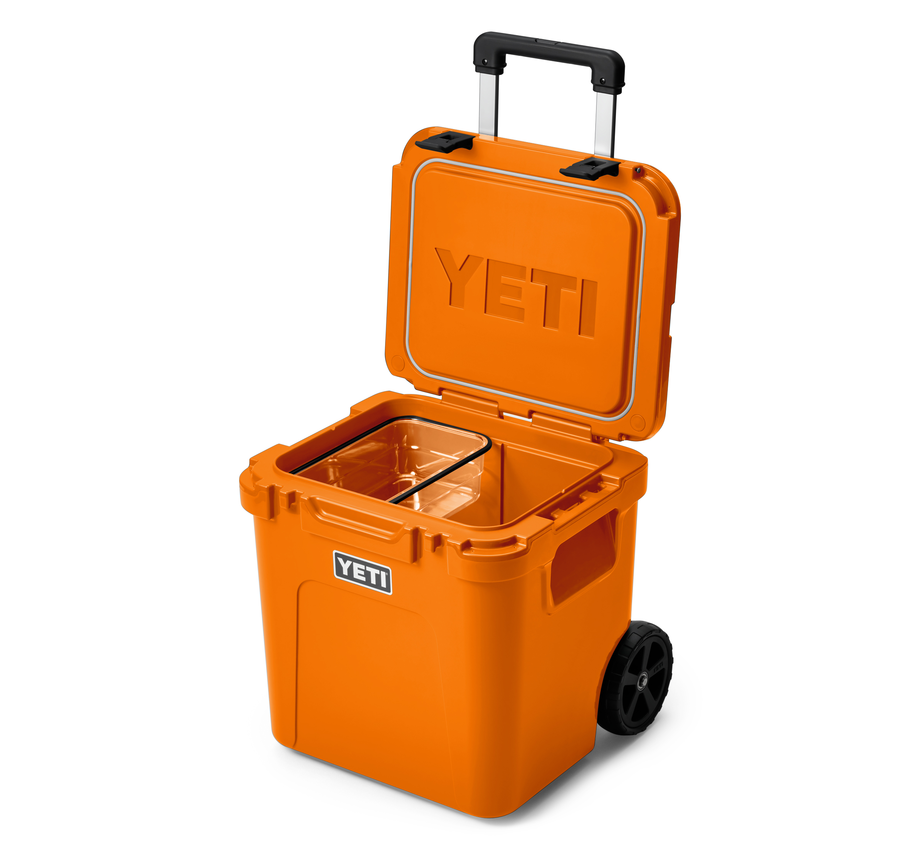 YETI Roadie 48 Wheeled Cooler - King Crab Orange