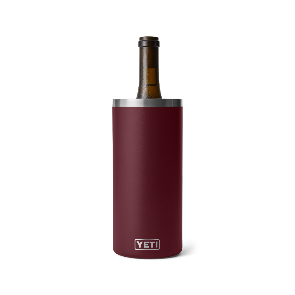 YETI Rambler Wine Chiller in Wild Vine Red.