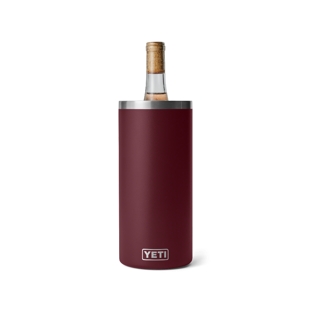 YETI Rambler Wine Chiller in Wild Vine Red.