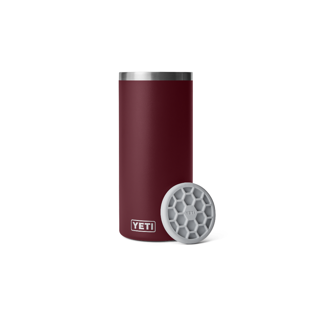 YETI Rambler Wine Chiller in Wild Vine Red.