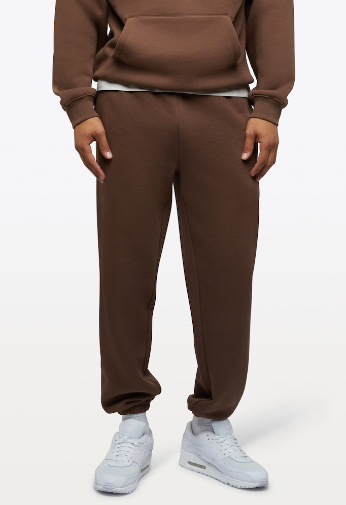 Mens Divine Fleece Jogger in the color Mocha.