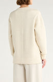 Brushed Airessentials Crewneck Top