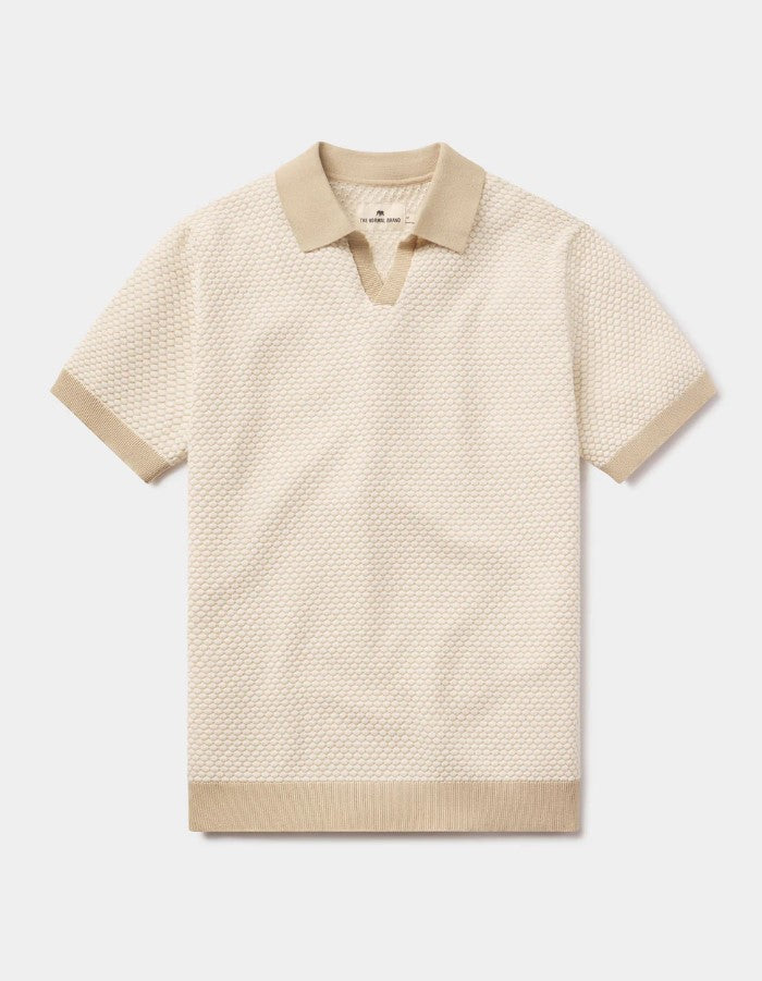 Robles Knit Jacquard Polo