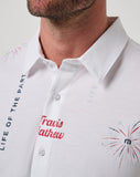 Fourth Fest Short Sleeve Button Down