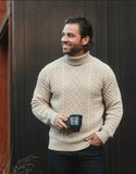 Cable Knit Rollneck Sweater