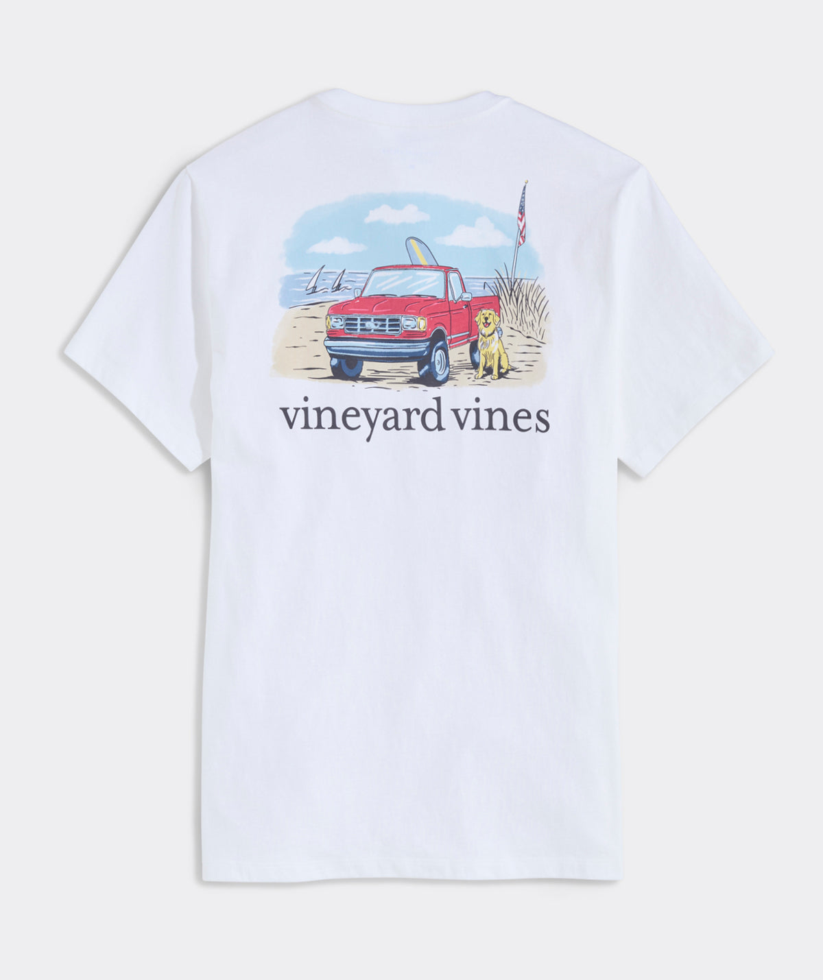 Truck On The Beach Short Sleeve Tee
