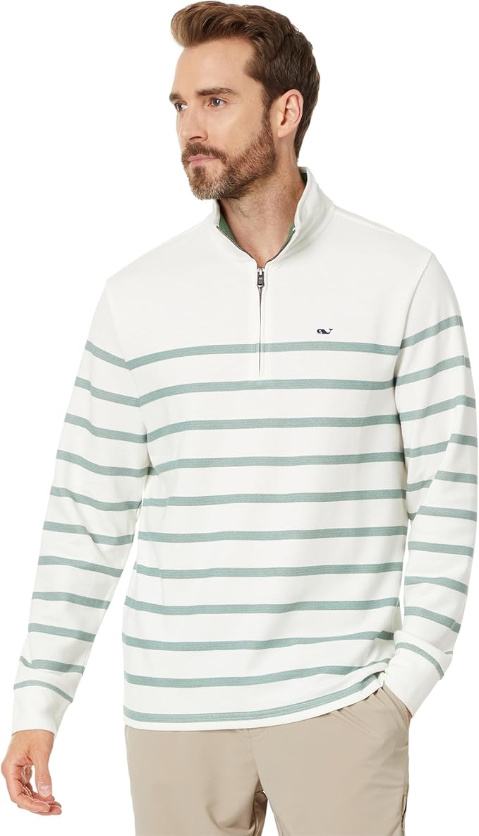 Breton Stripe Saltwater Quarter-Zip