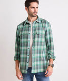 Plaid Midweight Twill Utility Shirt