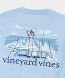 Usa Marlin Fishing Short Sleeve Tee