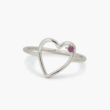 Pura Vida Sweetheart Stone Ring - Size 7