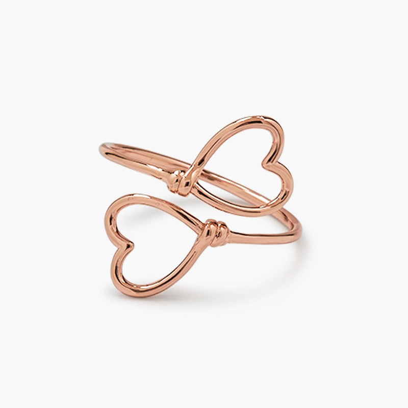Pura Vida Heart Wire Wrap Ring - Size 7