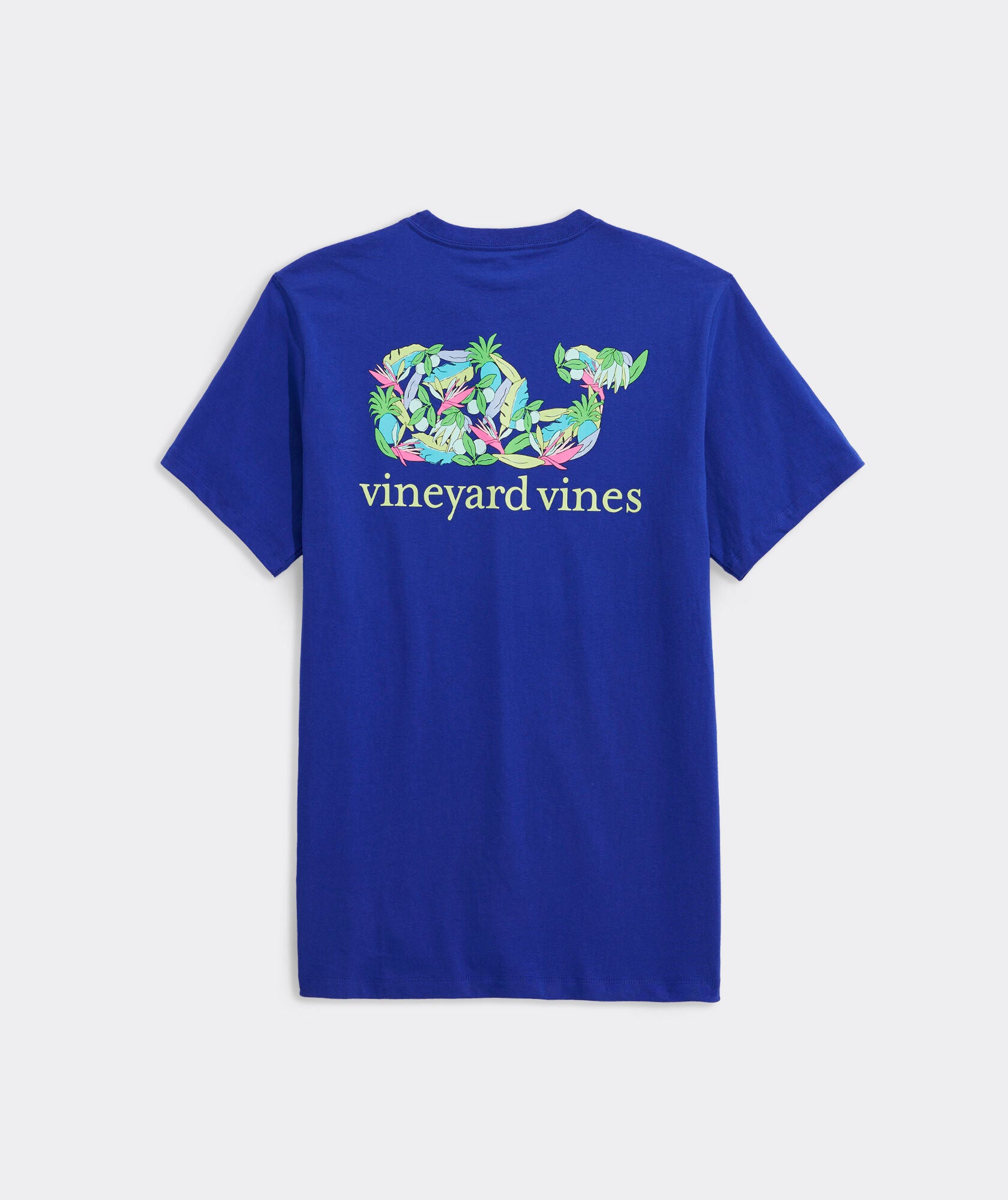Vineyard Vines Men's La Palmeraie Whale Short Sleeve Pocket Tee.
